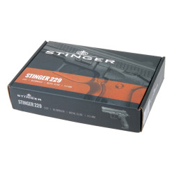 STINGER 229 BLOWBACK CULASSE METALLIQUE NOIR CO2 4.5mm Expo