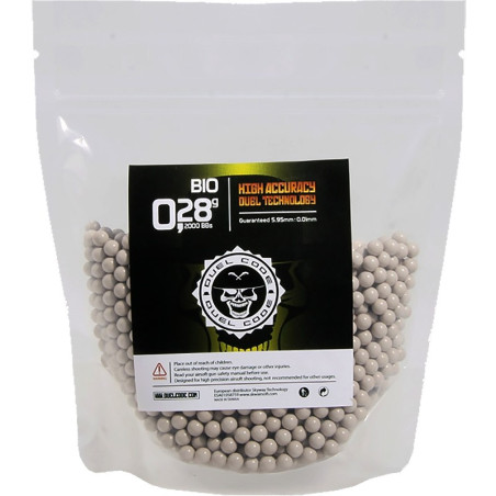 6mm BIO BB 0.28G 2000RDS DUEL CODE