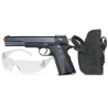 Colt 1911 Pistol kit avec holster et lunettes de sécurité