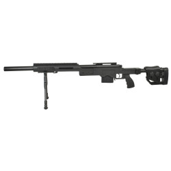 Swiss Arms SAS 10 NOIR avec bipieds chargeur 0,2 BB's