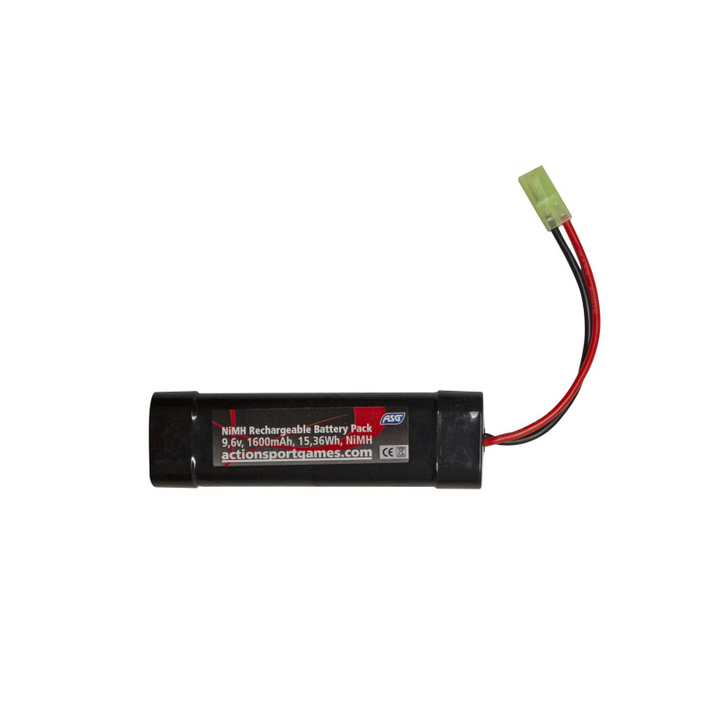 Batterie ASG 9,6v 1600mAh 15,36Wh NiMH