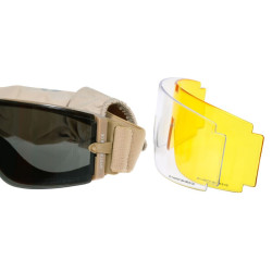 Delta Tactics 800 Tan avec verre fumé