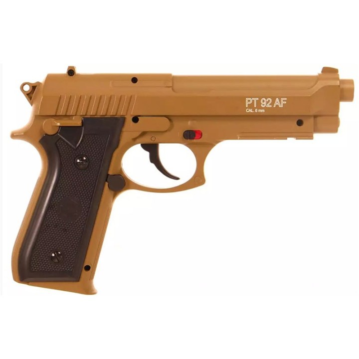 CYBERGUN PT92 TAN Co2 BAX 6mm tout metal 15BB's 0,9 J
