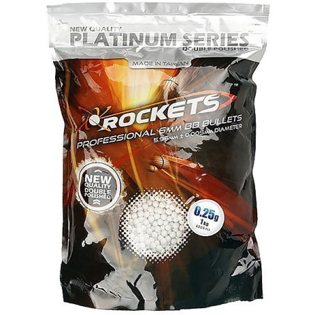 Rockets Platinum Series 0.25g BB pellets