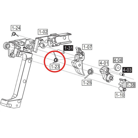 17308 Bersa 1-23 Trigger Spring