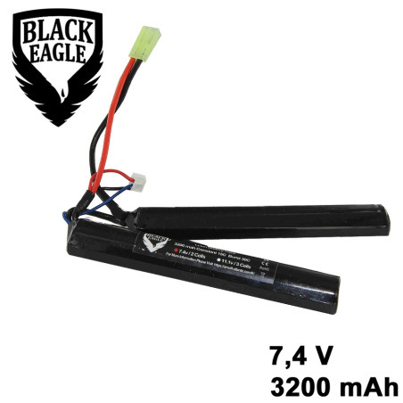 3200mah 7.4v nunchuck type liion battery