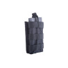 Single Shingle Type Pouch - Black