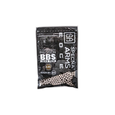0.40g Specna Arms EDGE Precision BBs - 1000 BBs - Ivory