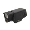Weapon flashlight with red laser