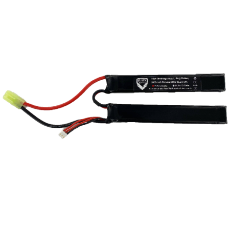 2000mah 7.4V 30C lipo battery nunchuck type with small tamiya