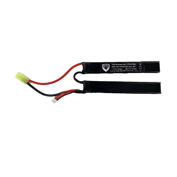2000mah 7.4V 30C lipo battery nunchuck type with small tamiya