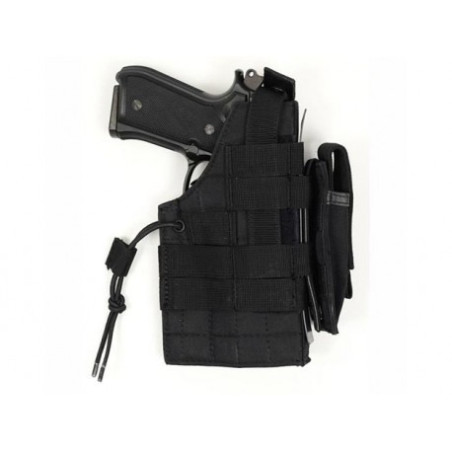 MOLLE pistol holster glock sided BLACK