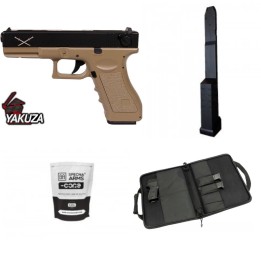PACK EXPERT pour réplique airsoft YAKUZA DELTA TACTICS AEP version TAN