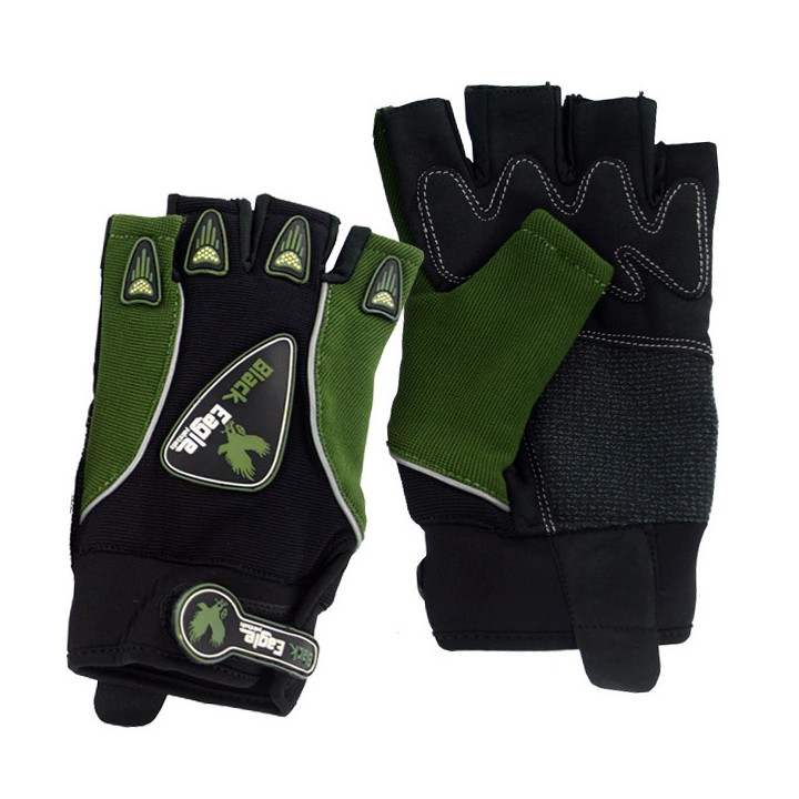 Mitaines airsoft vert taille L