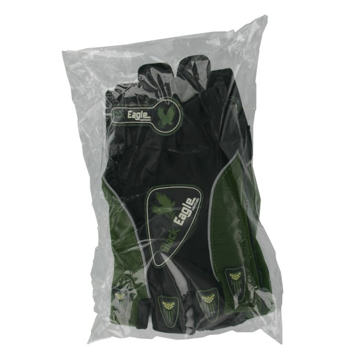 Mitaines airsoft vert taille L