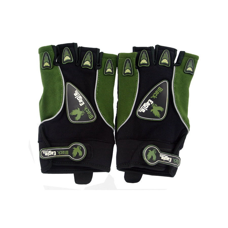XLZ903 B Style Kaki  Gants Tactiques D'extérieur Sans Doigts Pour L Articulations Dures Paintball Airsoft~p134205794