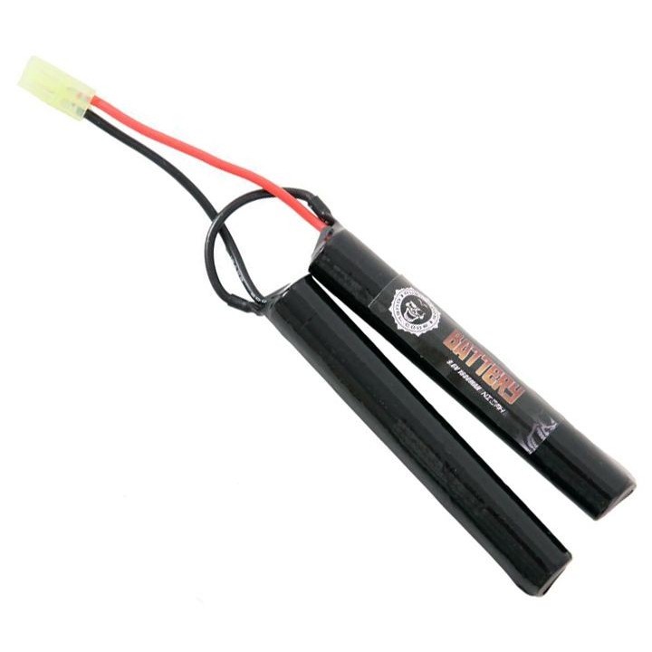 Airsoft battery NiMH 1600mAh 9.6V Mini Tamiya | Autonomy and power for AEG