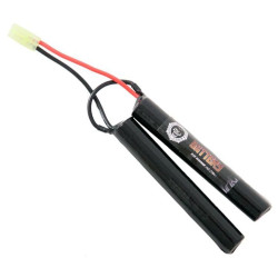 Batterie rechargeable 9.6V NiMH 1600mAh airsoft AEG
