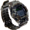 MONTRE TACTIQUE DIGITALE NOIRE camo vert