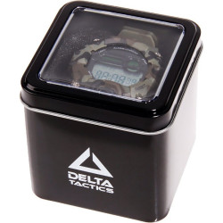 MONTRE TACTIQUE DIGITALE NOIRE camo vert