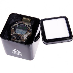 MONTRE TACTIQUE DIGITALE NOIRE camo vert