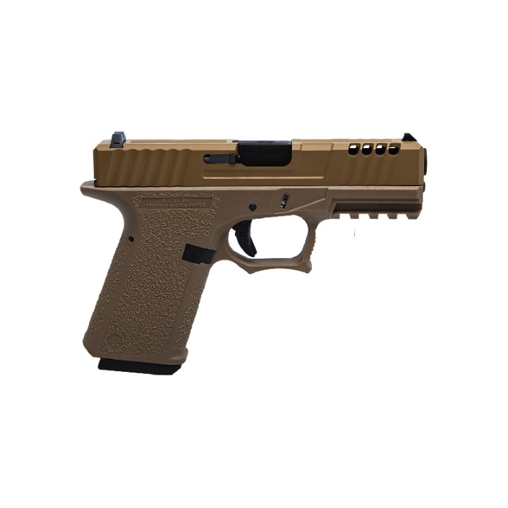 Réplique de poing AWCustom VX9 GBB dans la gamme VX Series - Tan