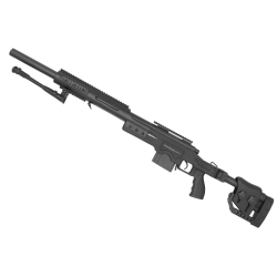 Swiss Arms SAS 10 NOIR avec bipieds chargeur 0,2 BB's
