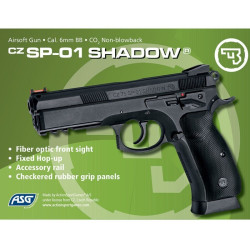 Pistolet airsoft CZ SP-01 Shadow CO2 non blowback - ASG Ceska Zbrojovka