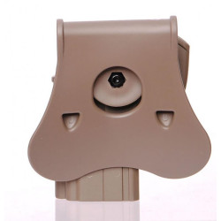 Amomax Holster pour Taurus 24/7 et CZ75D Gen2 - couleur : Dark Earth, Sens : Droite