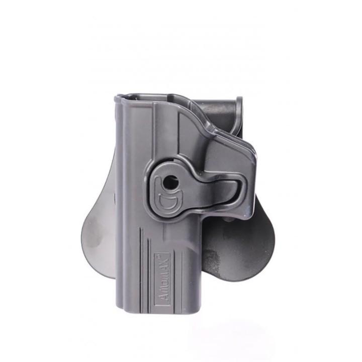 Amomax Holster pour Glock Airsoft GEN1 - couleur : Noir, Sens : Droite