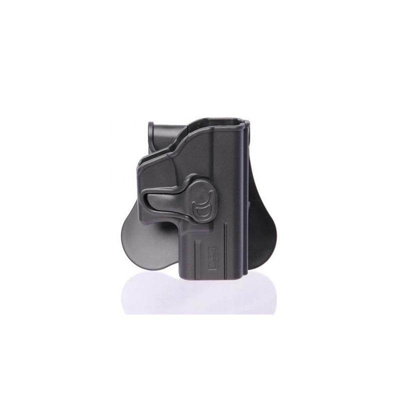 Amomax Holster pour Glock 34 Gen 2 - couleur : Noir, Sens : Droite