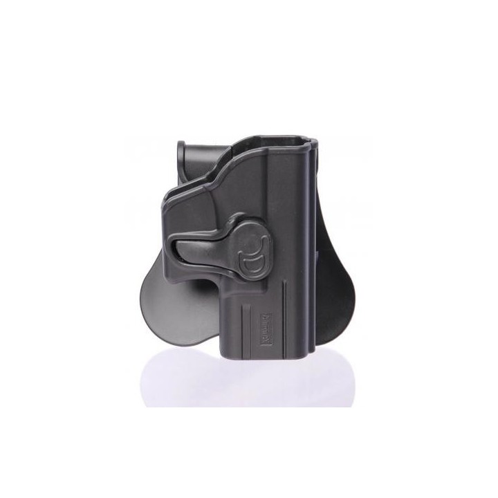 Amomax Holster pour Glock 34 Gen 2 - couleur : Noir, Sens : Droite