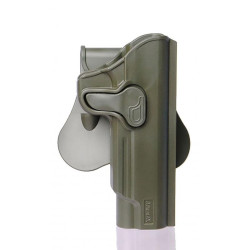 Amomax Holster pour 1911 5" GEN2 - couleur : od ( vert ) olive, Sens : Droite
