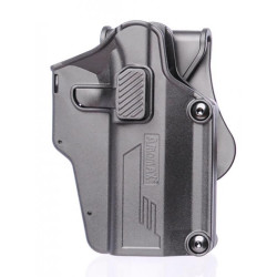 Amomax Holster PER-FIT Multi ajustable GEN 2 - couleur : Noir, Sens : Droite