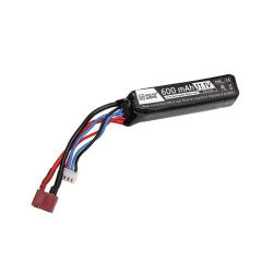 LiPo 11.1V 600mAh 20/40C Battery for PDW - T-Connect (Deans)