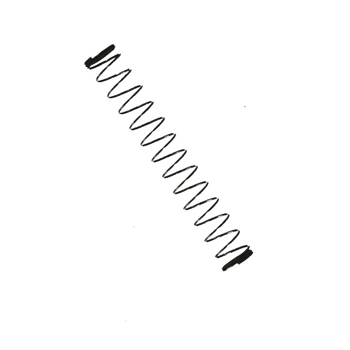 16722 16724 sti duty one 1-38 Stopper Spring