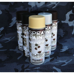 Peinture 400ml Kaki Fonce pour repliques en metal et plastique