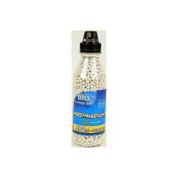 Billes 357 Magnum 100% BIO Blanche 0,15gr en bouteille de 2800BB's