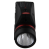 Flashlight with laser