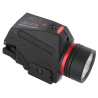 Flashlight with laser