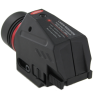 Flashlight with laser