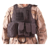 GILET PLATE CARRIER NOIR DELTA TACTICS V07