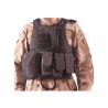 GILET PLATE CARRIER NOIR DELTA TACTICS V07