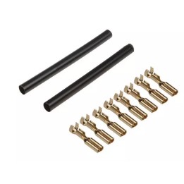 Set of Golden-Plated Motor Clamps - 8 Pcs