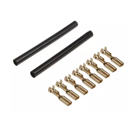 Set of Golden-Plated Motor Clamps - 8 Pcs