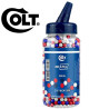 Billes COLT 0,20 g Bleu Blanc Rouge en bouteille 2000 Bbs