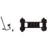 Low profile RIS rail for MP5 type replique airsoft