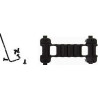 Low profile RIS rail for MP5 type replique airsoft