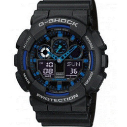 Montre G-Shock Classic GA-100 noir/bleu