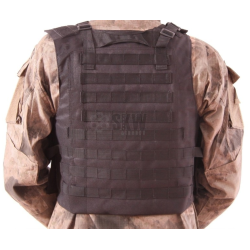 GILET PLATE CARRIER NOIR DELTA TACTICS V07